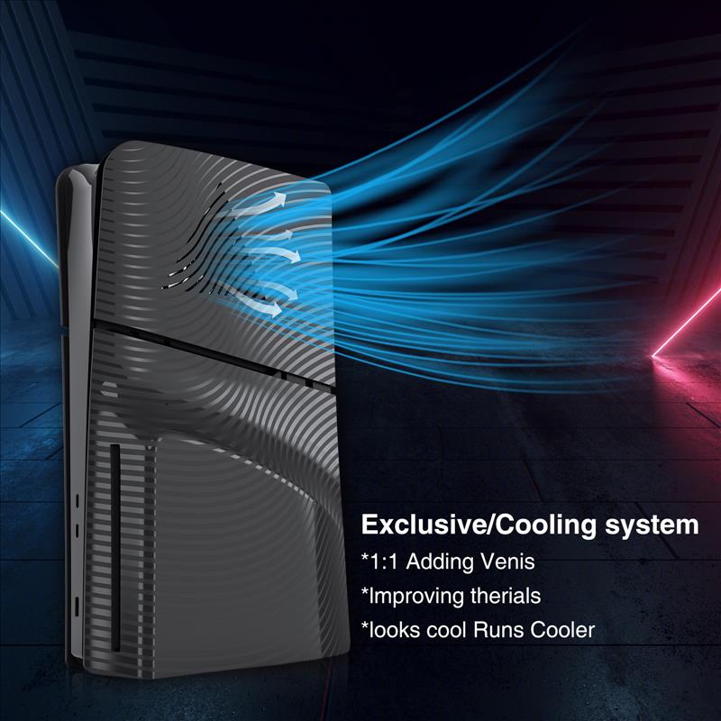 PS5 Slim Console Cover Plates Accessories Cooling Vents Panels for Playstation 5 Slim Disc Digital
